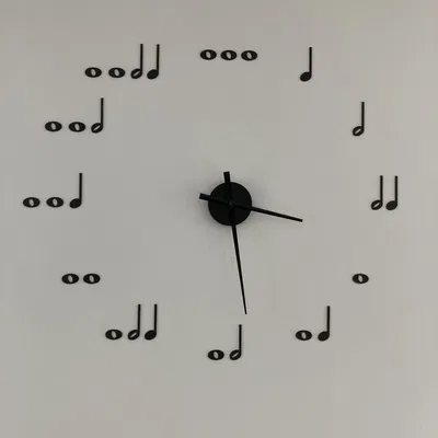 Đồng Hồ Treo Tường Hình Nốt Nhạc