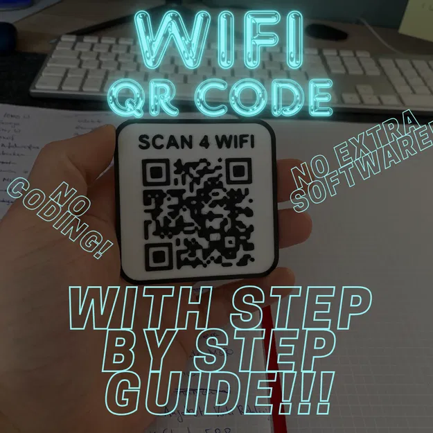 Thẻ QR WiFi - Hướng dẫn từng bước, không cần code hay phần mềm - Image 1