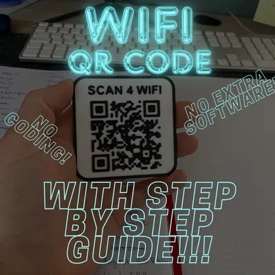 Thẻ QR WiFi - Hướng dẫn từng bước, không cần code hay phần mềm