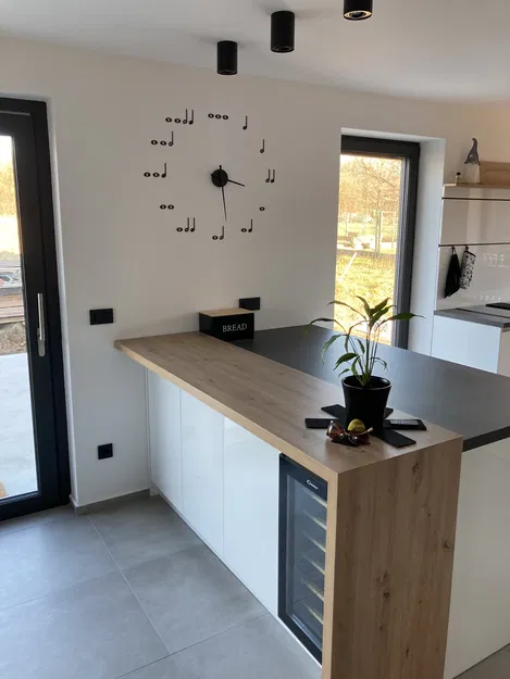 Đồng Hồ Treo Tường Hình Nốt Nhạc - Image 2