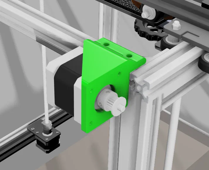 Giá đỡ Động cơ Trục Y Kép cho Ender-5 Plus - Image 3