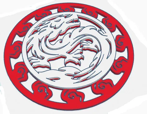 Tranh Rồng Treo Tường 3D - Image 1