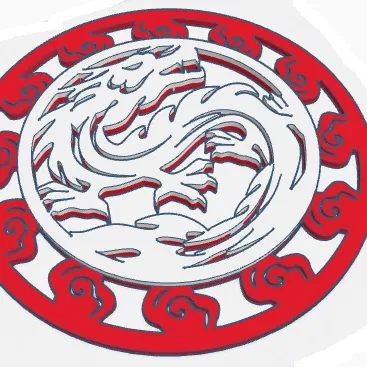 Tranh Rồng Treo Tường 3D