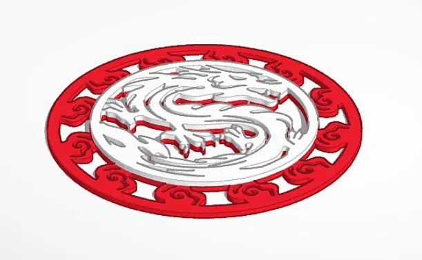 Tranh Rồng Treo Tường 3D - Image 2