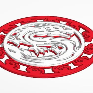 Tranh Rồng Treo Tường 3D