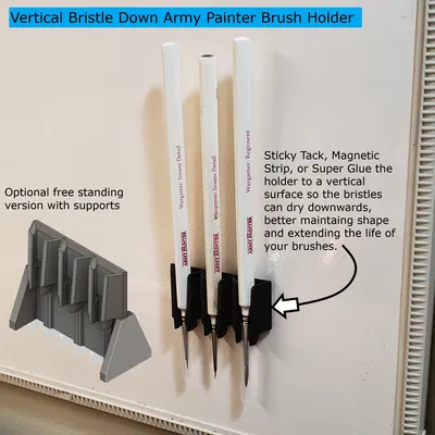 Giá Đỡ Cọ Army Painter Dọc, Lông Cọ Hướng Xuống