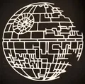 Tranh Treo Tường Ngôi Sao Chết (Death Star Wall Art) - Thumbnail 1