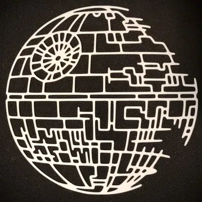 Tranh Treo Tường Ngôi Sao Chết (Death Star Wall Art)