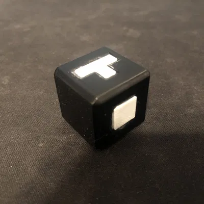 Xúc xắc D6 có ô trống cho Cân bằng Tetris