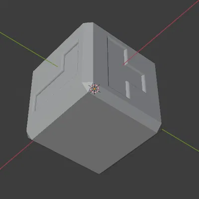 Xúc xắc D6 có ô trống cho Cân bằng Tetris