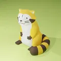 Rascal the Raccoon - Mô Hình Đa Sắc Độc Đáo - Thumbnail 3