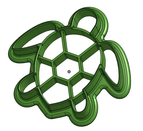 Khuôn Cắt Bánh Hình Rùa Biển - Image 2