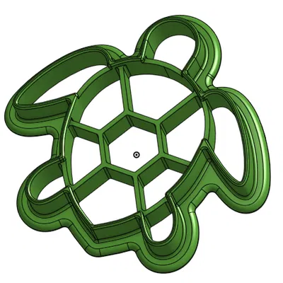 Khuôn Cắt Bánh Hình Rùa Biển