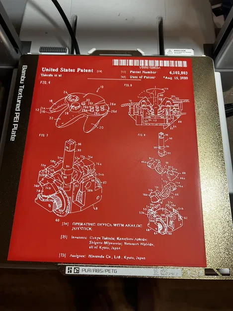 Tranh Bằng Sáng Chế Joystick Nintendo - Image 1