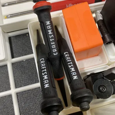 Kệ Đựng Bộ 3 Cây Đục Lỗ CRAFTSMAN Gridfinity