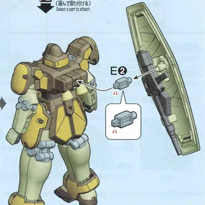 HG 1/144 Maganac - Pát Gắn Khiên Sau