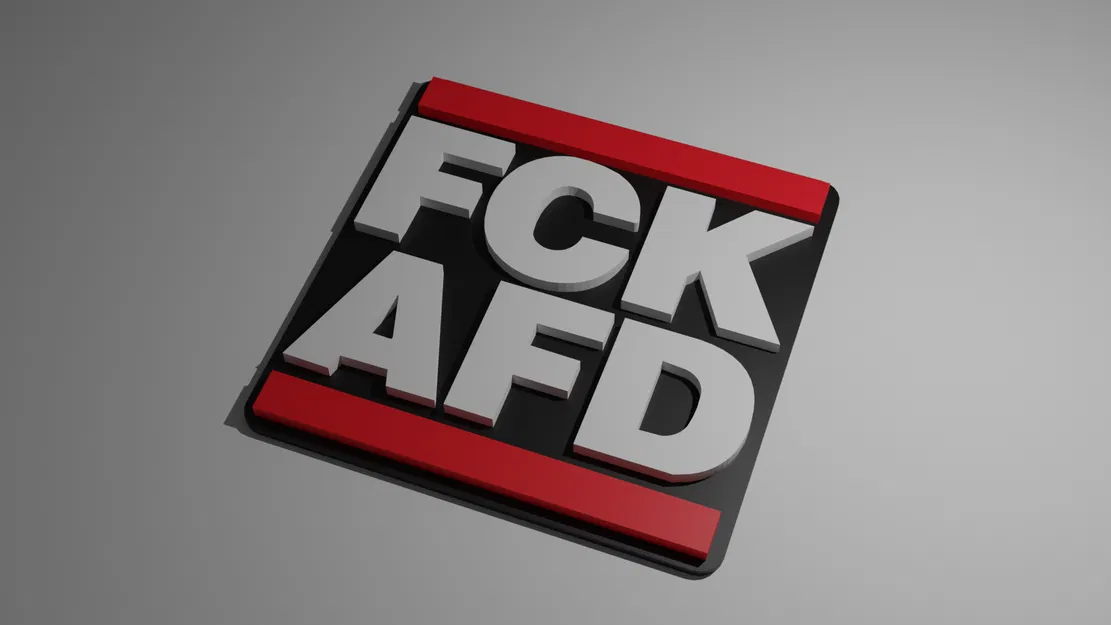 Mẫu FCK AFD - Lời tuyên bố chống phát xít - Image 1