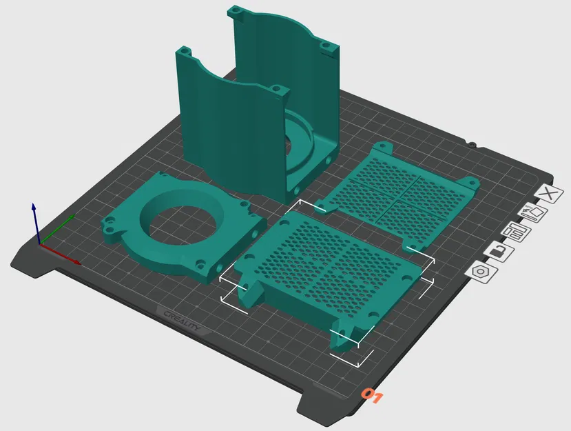 SUAFT-M: Bộ Lọc AC & HEPA Cho Máy In Khép Kín Có Gói AC Thay Nhanh - Image 1
