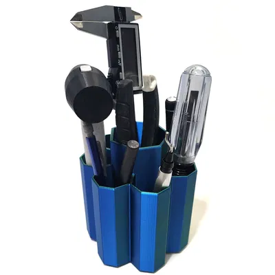 Hộp Đựng Đồ Bàn Làm Việc Hình Bát Giác