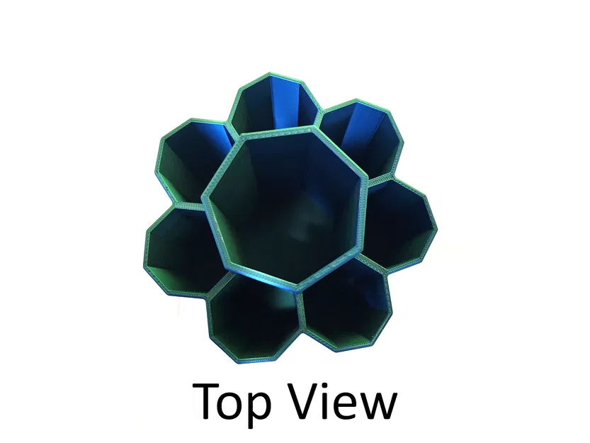 Hộp Đựng Đồ Bàn Làm Việc Hình Bát Giác - Image 4