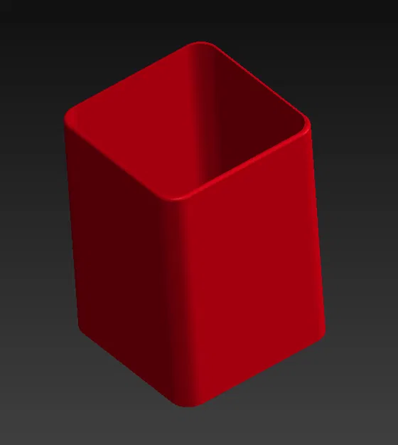 Hộp Đựng Bút Chì Đế Vuông - Image 1