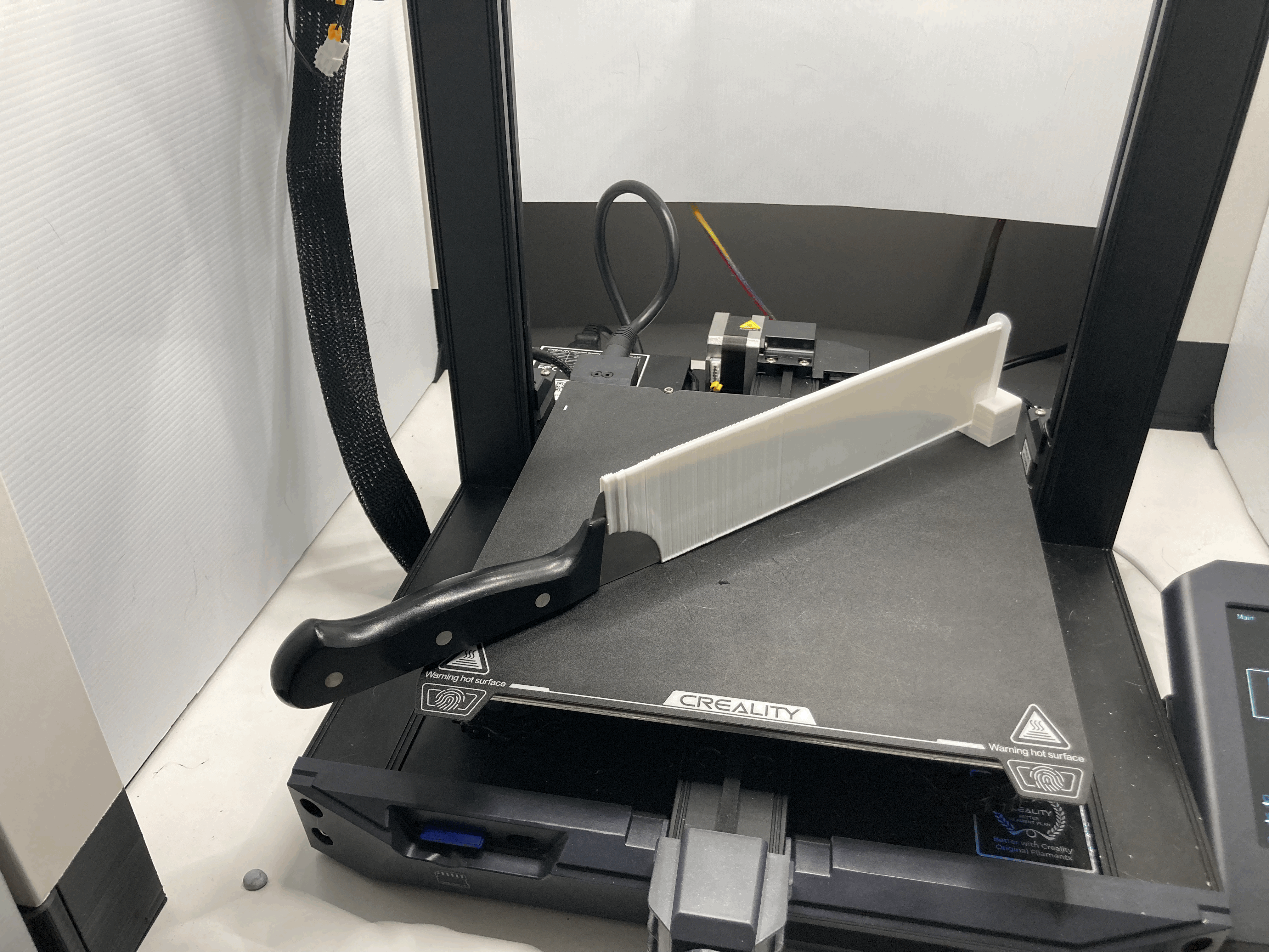 Bảo vệ lưỡi dao bếp - chế độ vase và parametric, có đế giữ dạng module - Image 1