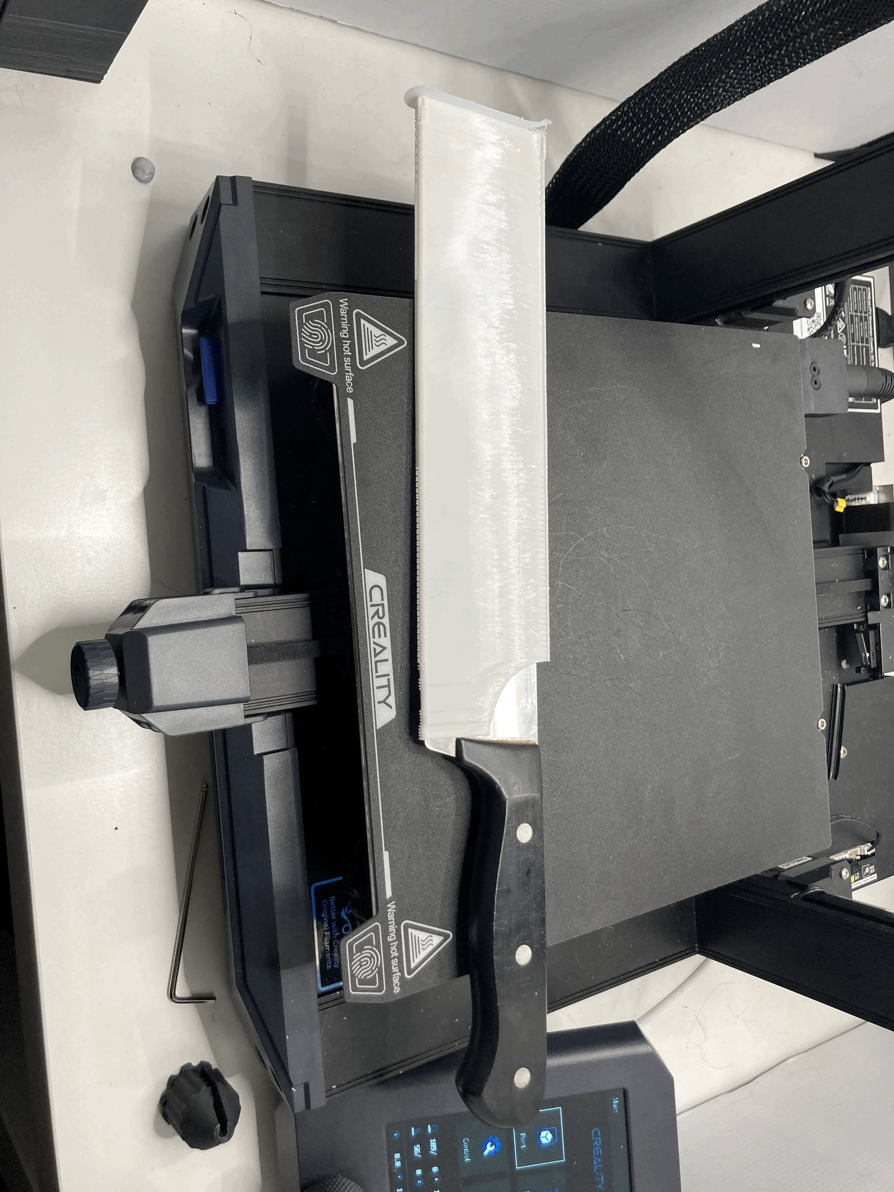 Bảo vệ lưỡi dao bếp - chế độ vase và parametric, có đế giữ dạng module