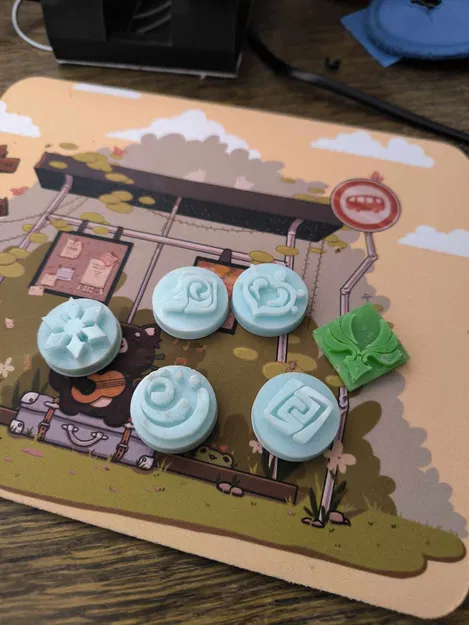 Mẫu Vision Nguyên Tố Genshin Impact - Image 1