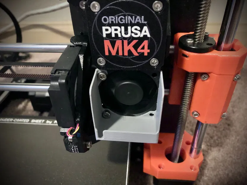 Tấm Che Quạt Đầu Nóng Cho Prusa MK4 - Loại Bỏ Gió Xoáy/Giật Tại Vòi Phun Do Quạt Đầu Nóng - Image 1