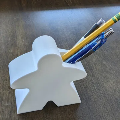 Hộp Cắm Bút Meeple Để Bàn