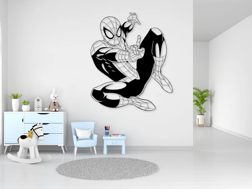 Mô Hình Spider-Man Trang Trí Tường Độc Đáo - Image 1