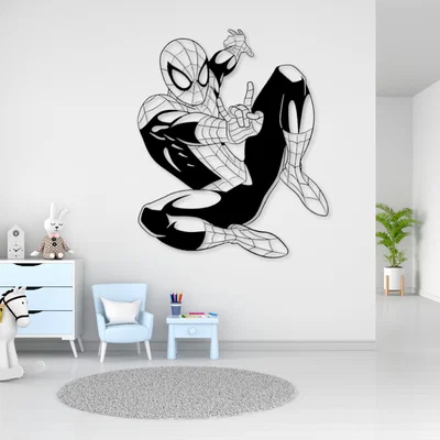 Mô Hình Spider-Man Trang Trí Tường Độc Đáo