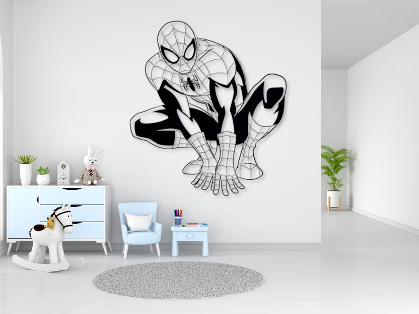 Mô Hình Spiderman Trang Trí Tường Độc Đáo - Image 1