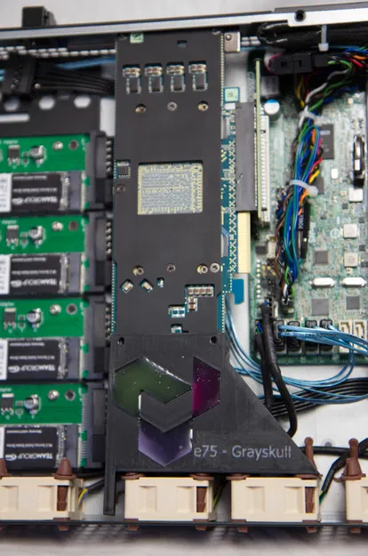 Chắn gió quạt Tenstorrent e75 cho case Supermicro SC505 - Image 1