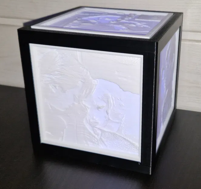 Hộp Đèn Litophane 5 Tấm - 140x140mm - Image 3