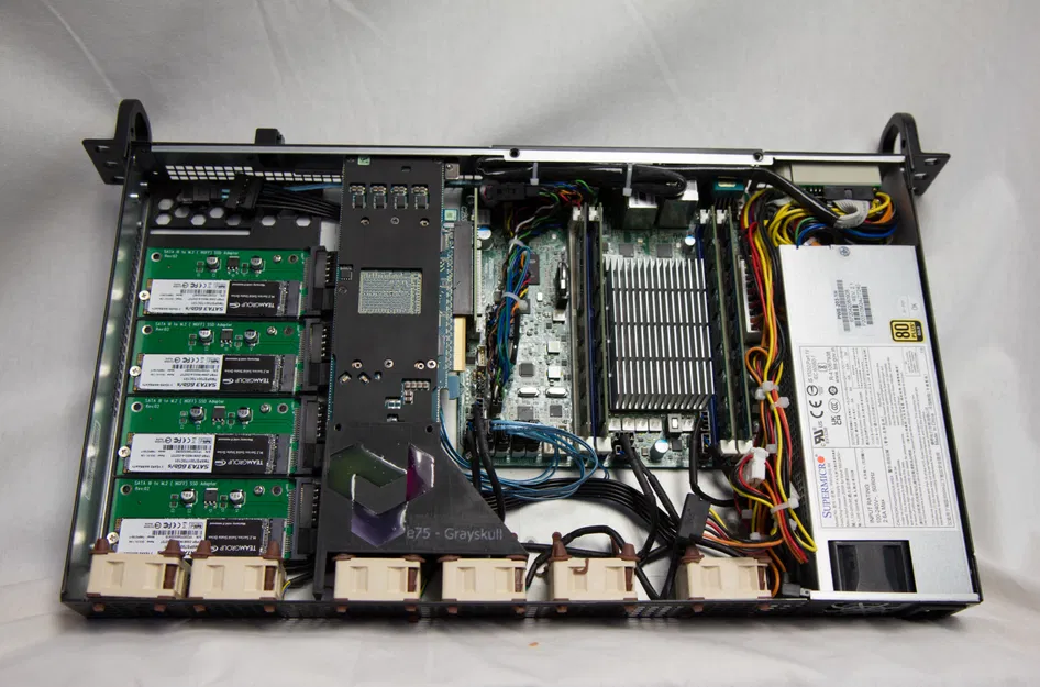 Chắn gió quạt Tenstorrent e75 cho case Supermicro SC505 - Image 2