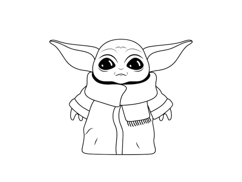 Baby Yoda - Tranh Treo Tường - Image 2