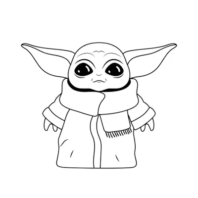 Baby Yoda - Tranh Treo Tường