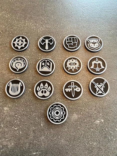 Token D&D - Phong cách JoCat Đơn giản cho các Lớp nhân vật - Image 1