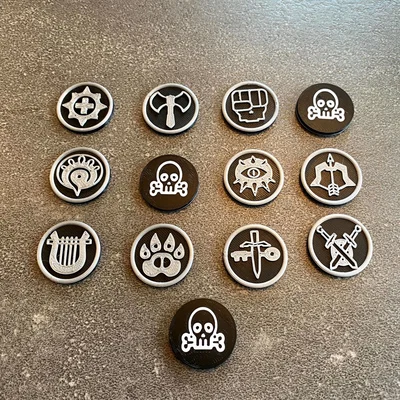 Token D&D - Phong cách JoCat Đơn giản cho các Lớp nhân vật