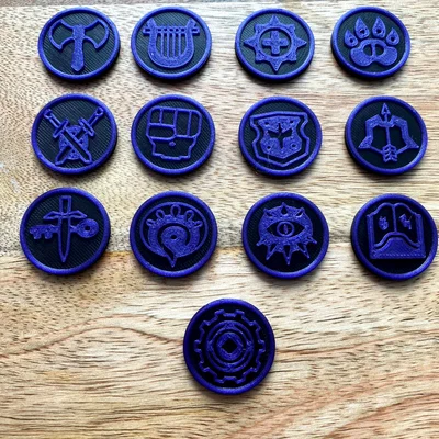 Token D&D - Phong cách JoCat Đơn giản cho các Lớp nhân vật