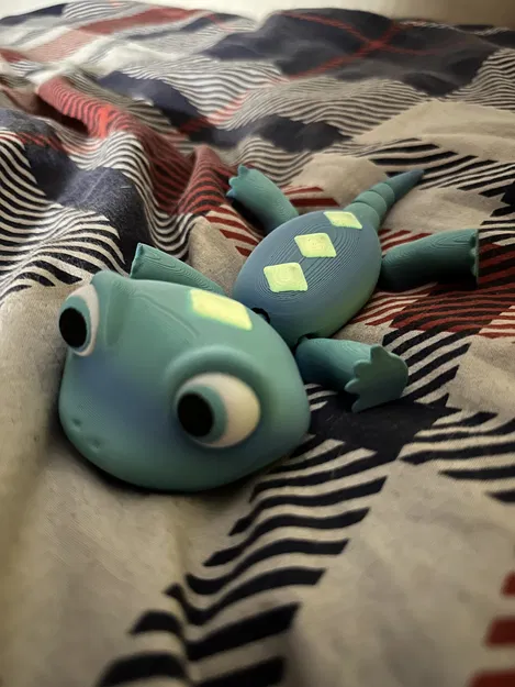 Bruni Frozen 2 (Dẻo) - Thằn Lằn Em Bé Dễ Thương - Image 6