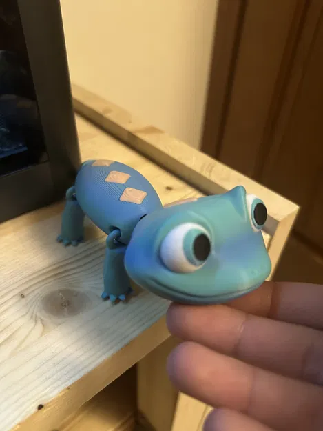 Bruni Frozen 2 (Dẻo) - Thằn Lằn Em Bé Dễ Thương - Image 8