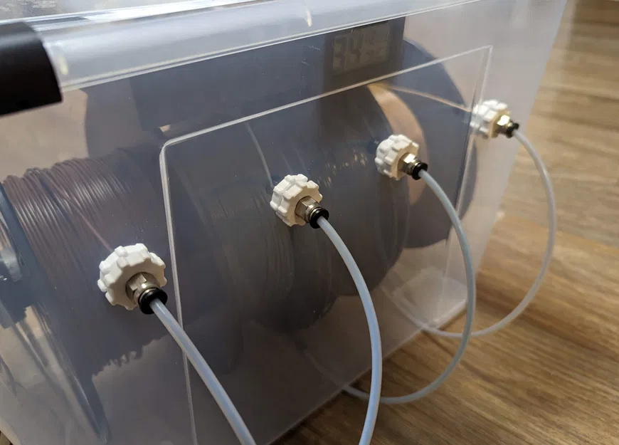 Bộ Hộp Chống Ẩm IKEA SAMLA Có Giá Đỡ Hạt Hút Ẩm Nam Châm - Image 2