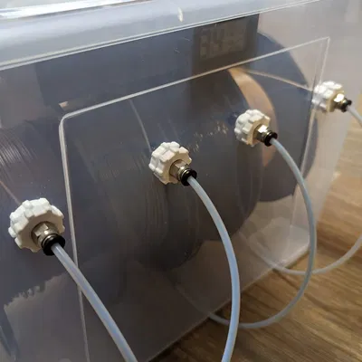 Bộ Hộp Chống Ẩm IKEA SAMLA Có Giá Đỡ Hạt Hút Ẩm Nam Châm