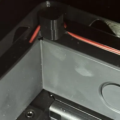 Giá đỡ kính trên Bambu Lab X1C có lỗ thông hơi, nam châm, rãnh LED và bản lề tùy chọn