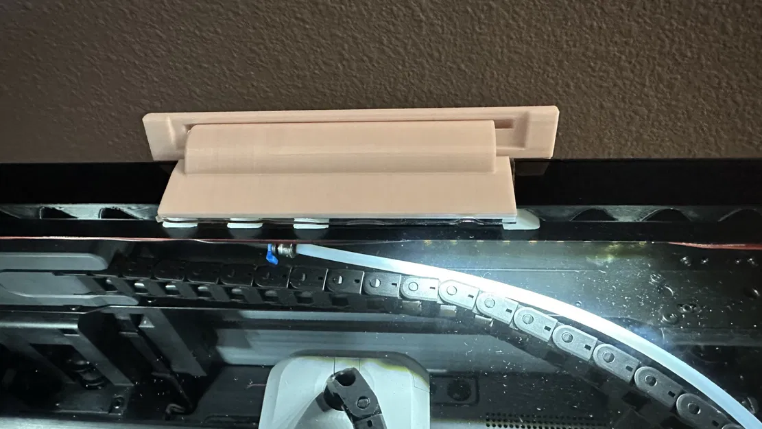 Giá đỡ kính trên Bambu Lab X1C có lỗ thông hơi, nam châm, rãnh LED và bản lề tùy chọn - Image 6