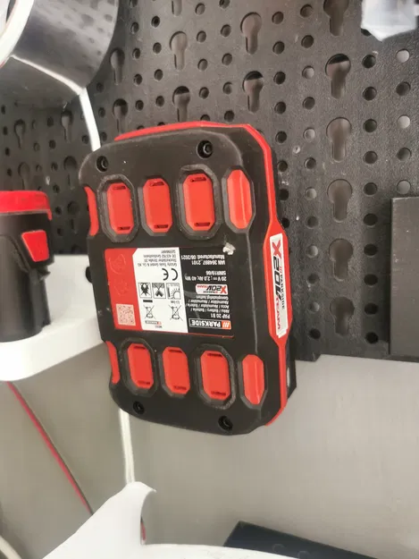 Giá Đỡ Pin Parkside / Pegboard X20V - Image 2