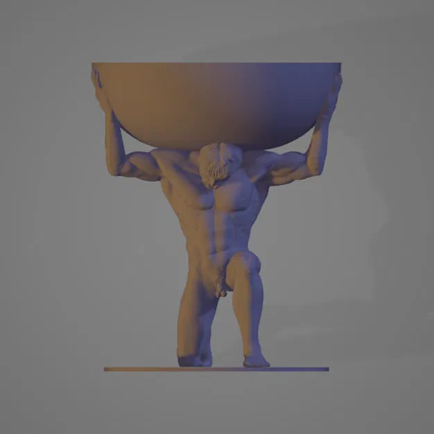 Giá Đỡ Xà Bông Hình Atlas - Image 1