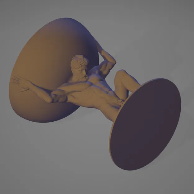 Giá Đỡ Xà Bông Hình Atlas - Image 3